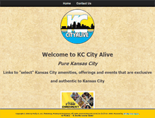 Tablet Screenshot of kccityalive.com